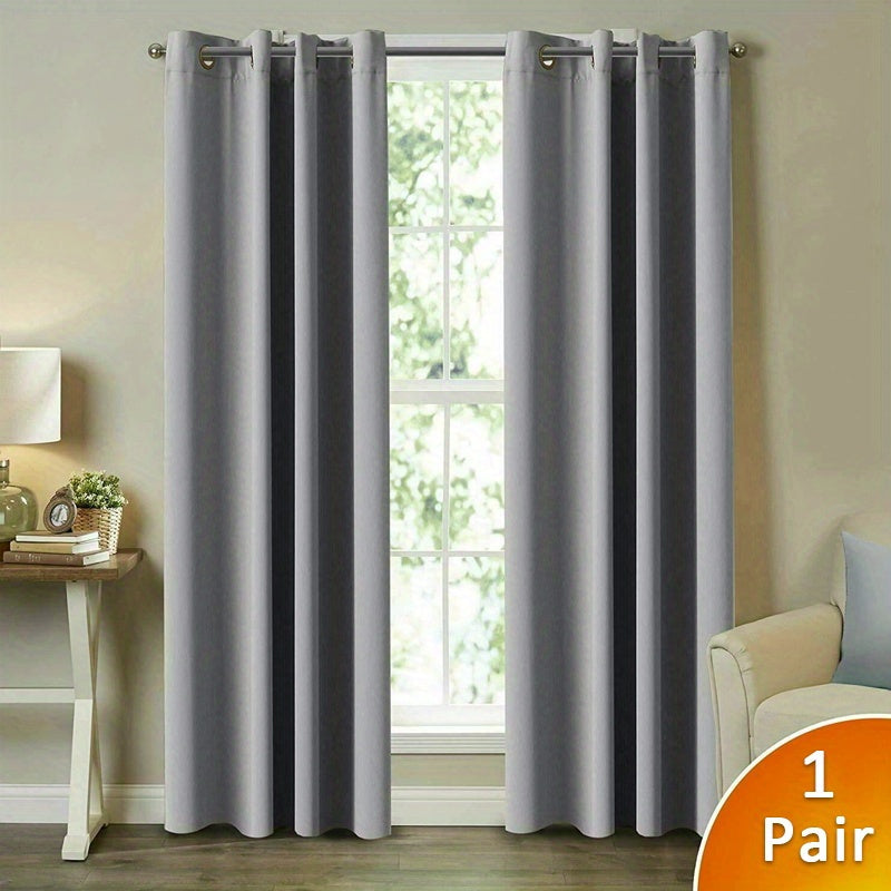 2-Pack Beige Blackout Curtain Set product detail 25