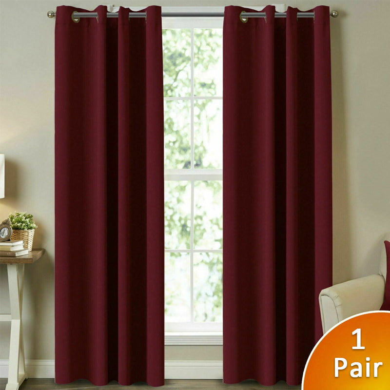 2-Pack Beige Blackout Curtain Set product detail 26