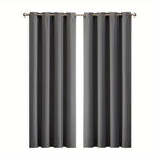2-Pack Beige Blackout Curtain Set product detail 5