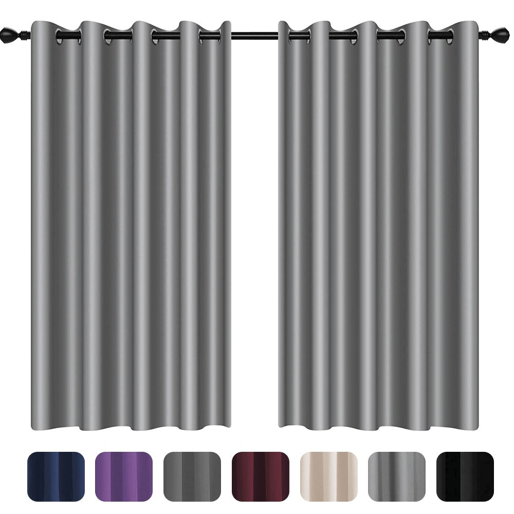 2-Pack Beige Blackout Curtain Set for organised Australian homes
