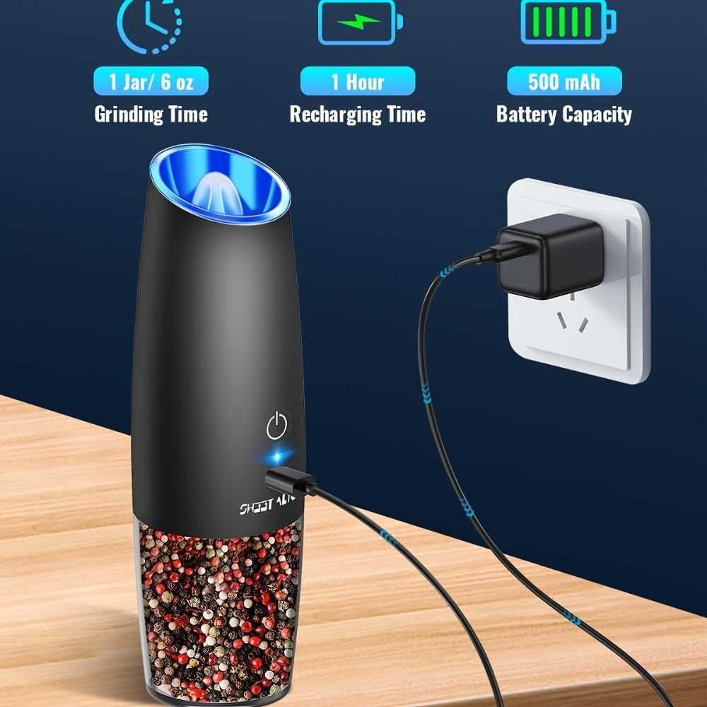 Rechargeable Salt and Pepper Mill Set detail view 8 for Australian shoppers