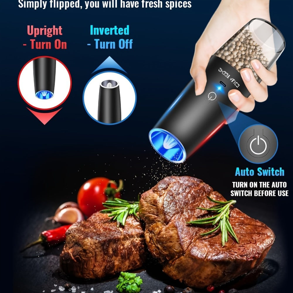Rechargeable Salt and Pepper Mill Set detail view 4 for Australian shoppers