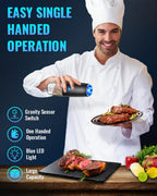 Rechargeable Salt and Pepper Mill Set detail view 11 for Australian shoppers