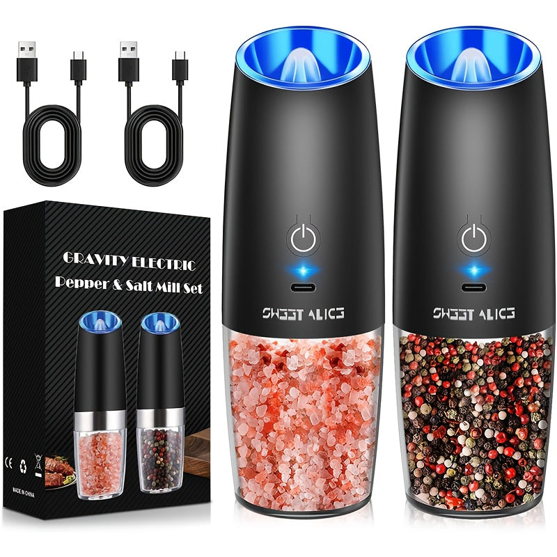 Rechargeable Salt and Pepper Mill Set detail view 17 for Australian shoppers