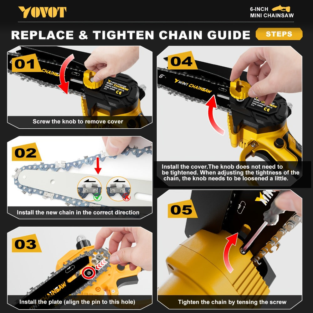 Cordless Mini Chainsaw detail view 11 for Australian shoppers
