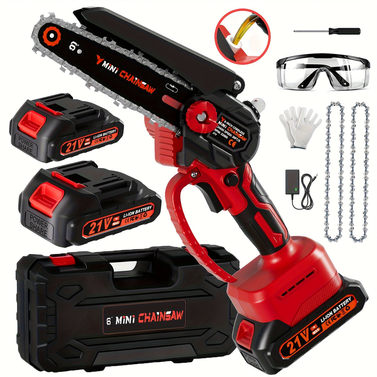 Cordless Mini Chainsaw detail view 13 for Australian shoppers