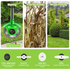2-Pack Foldable Cordless Electric Lawn Mower - lawn and garden – product detail angle