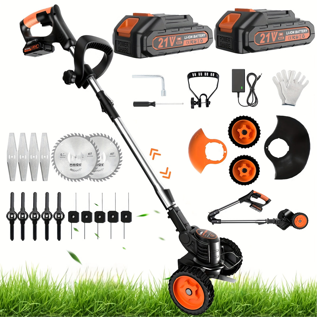 Cordless Electric Lawn Mower detail view 3 for Australian shoppers