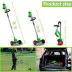 2-Pack Foldable Cordless Electric Lawn Mower - lawn and garden – close-up product details