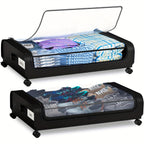 2-Pack Metal Rolling Under-Bed Storage Box - clothes, shoes and – additional product view 17