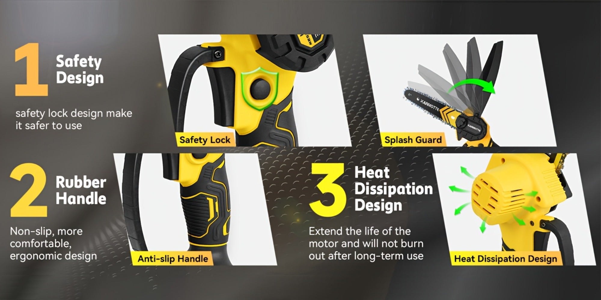 Cordless Mini Chainsaw detail view 16 for Australian shoppers