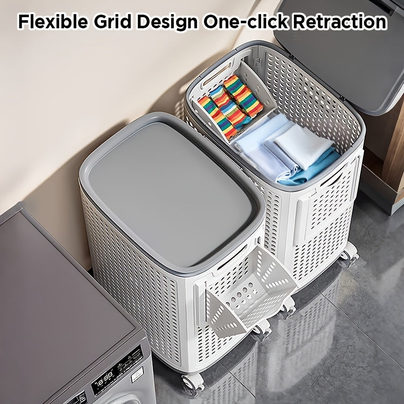 2-Pack Rolling Handled Storage Basket product detail 11