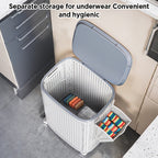 2-Pack Rolling Handled Storage Basket product detail 3