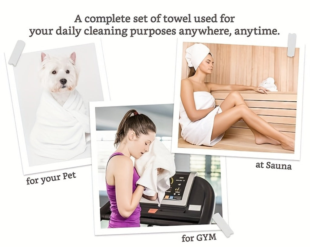 2-Piece Cotton Bath Towel Set product detail 22