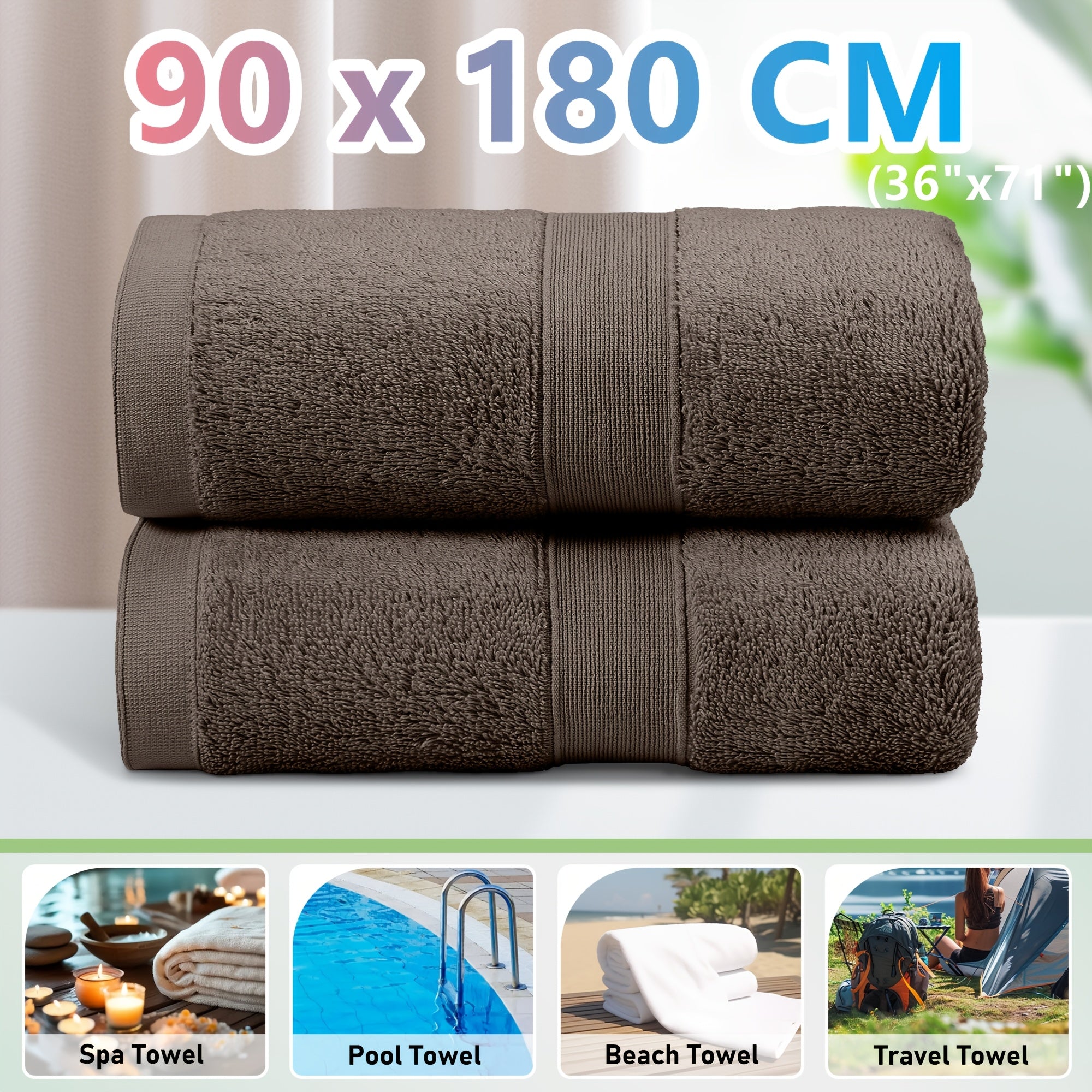 2-Piece Cotton Bath Towel Set product detail 30