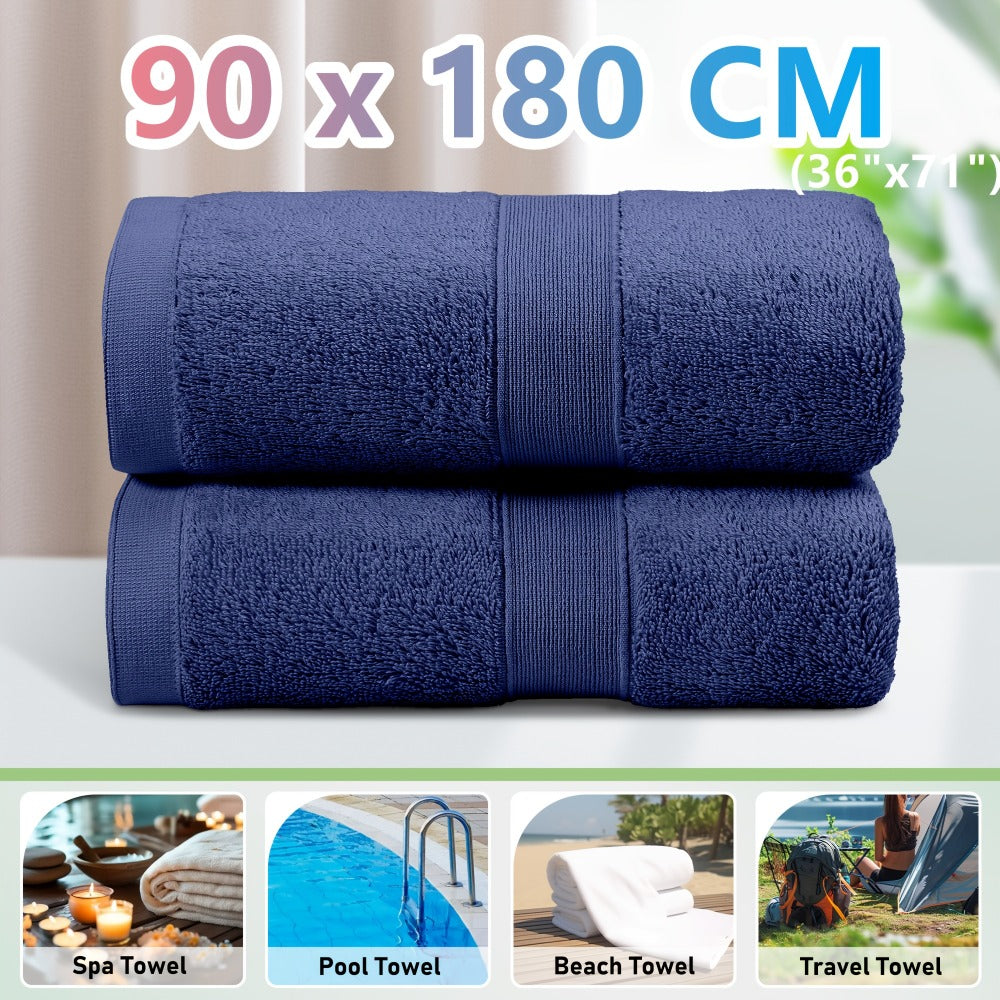2-Piece Cotton Bath Towel Set product detail 5