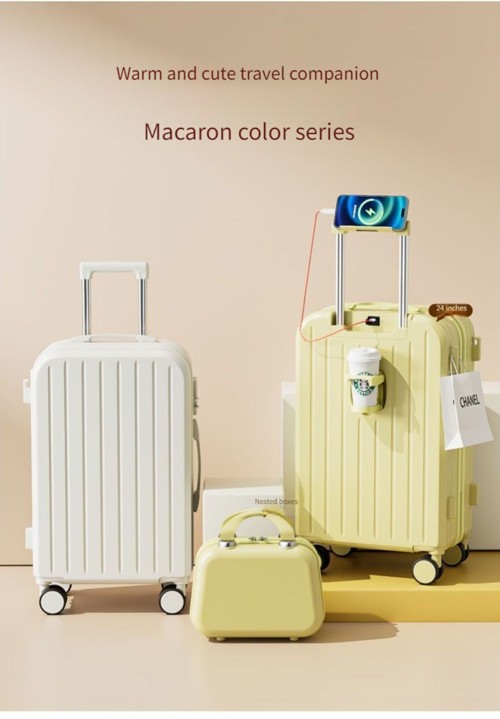 2-Piece Hardshell Luggage Set product detail 9