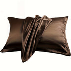 2-Piece Mulberry Silk Pillowcase Set – 19 Momme Double-Sided – product detail angle