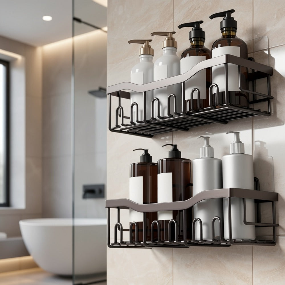 2-Piece Stainless Steel Shower Caddy Organiser - Rust-Resistant – additional product view 10