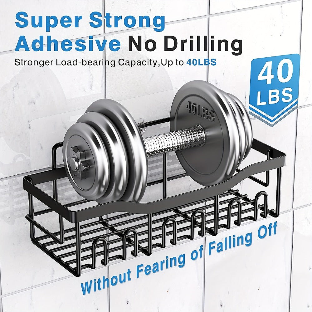 2-Piece Stainless Steel Shower Caddy Organiser - Rust-Resistant – additional product view 12