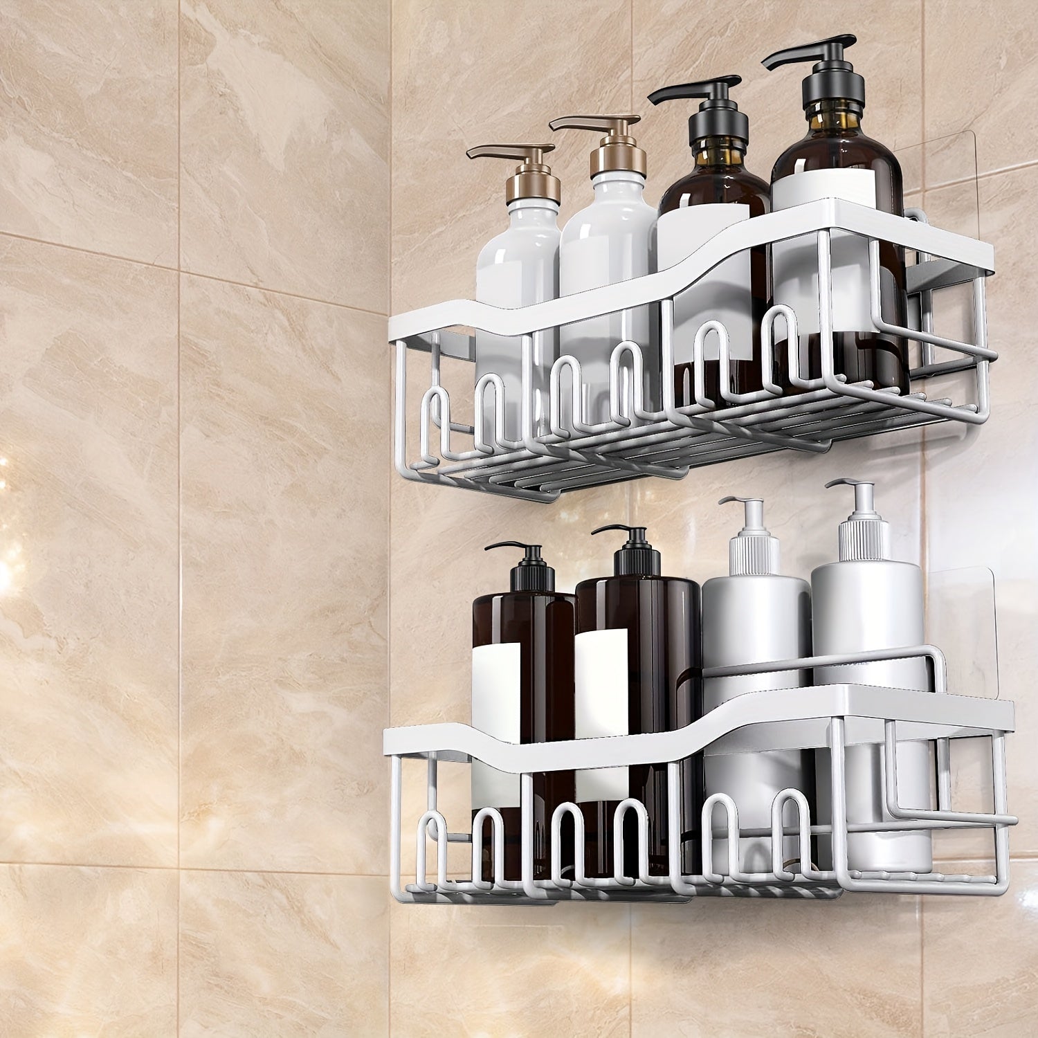 2-Piece Stainless Steel Shower Caddy Organiser product detail 4