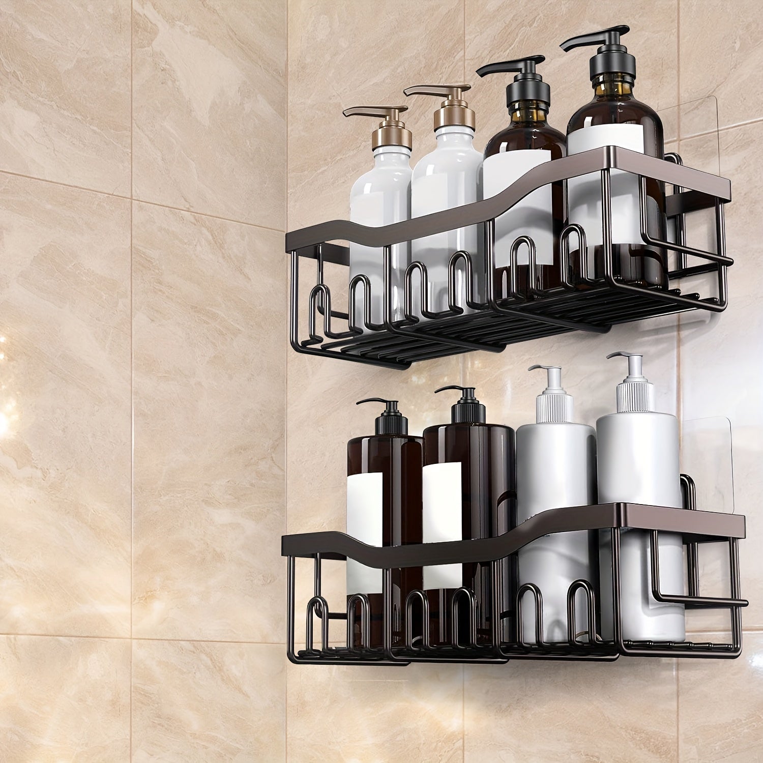 2-Piece Stainless Steel Shower Caddy Organiser - Rust-Resistant – additional product view 20