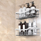 2-Piece Stainless Steel Shower Caddy Organiser - Rust-Resistant – additional product view 9