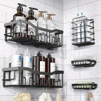 2-Piece Stainless Steel Shower Caddy Organiser - Rust-Resistant – main product view