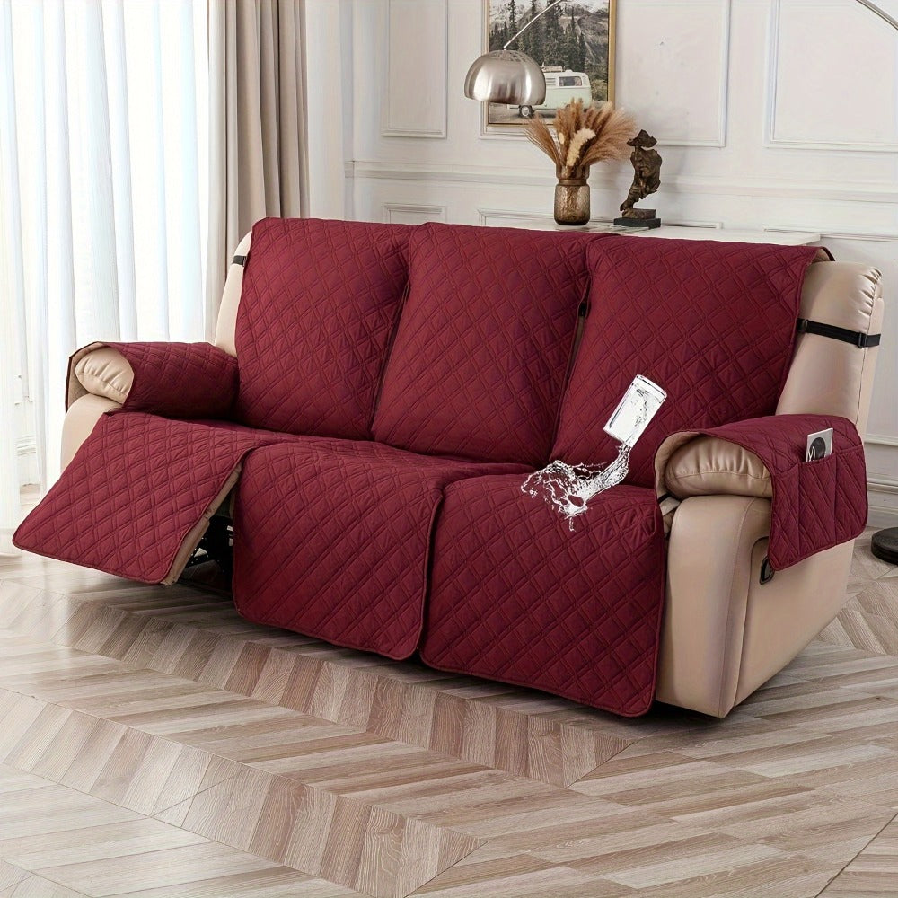 2-Seat Washable Recliner Chair Cover product detail 36