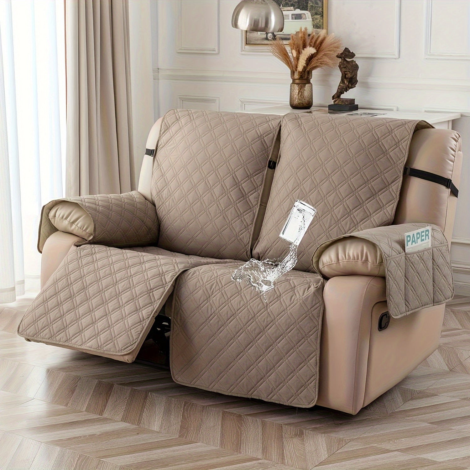 2-Seat Washable Recliner Chair Cover product detail 56