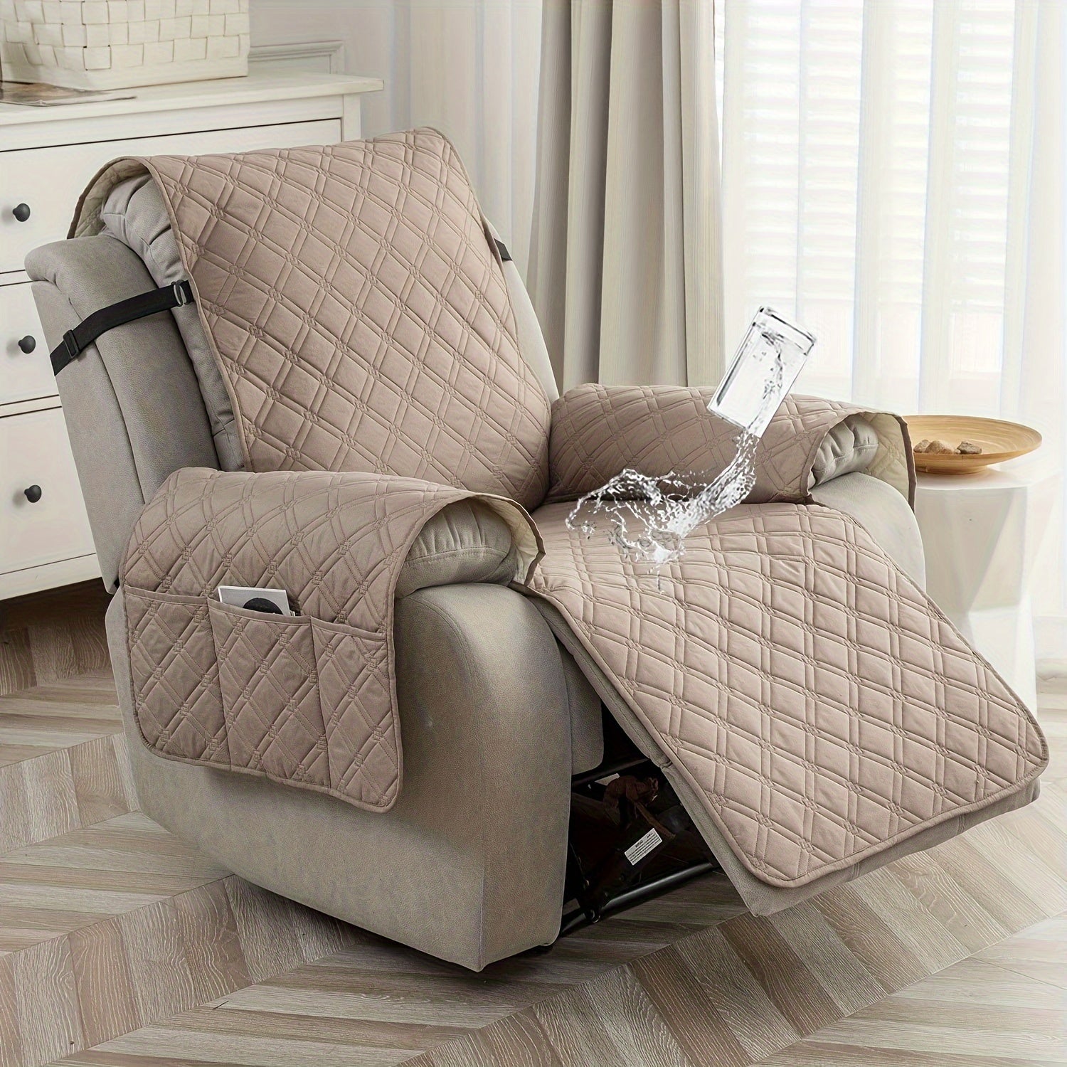2-Seat Washable Recliner Chair Cover product detail 58