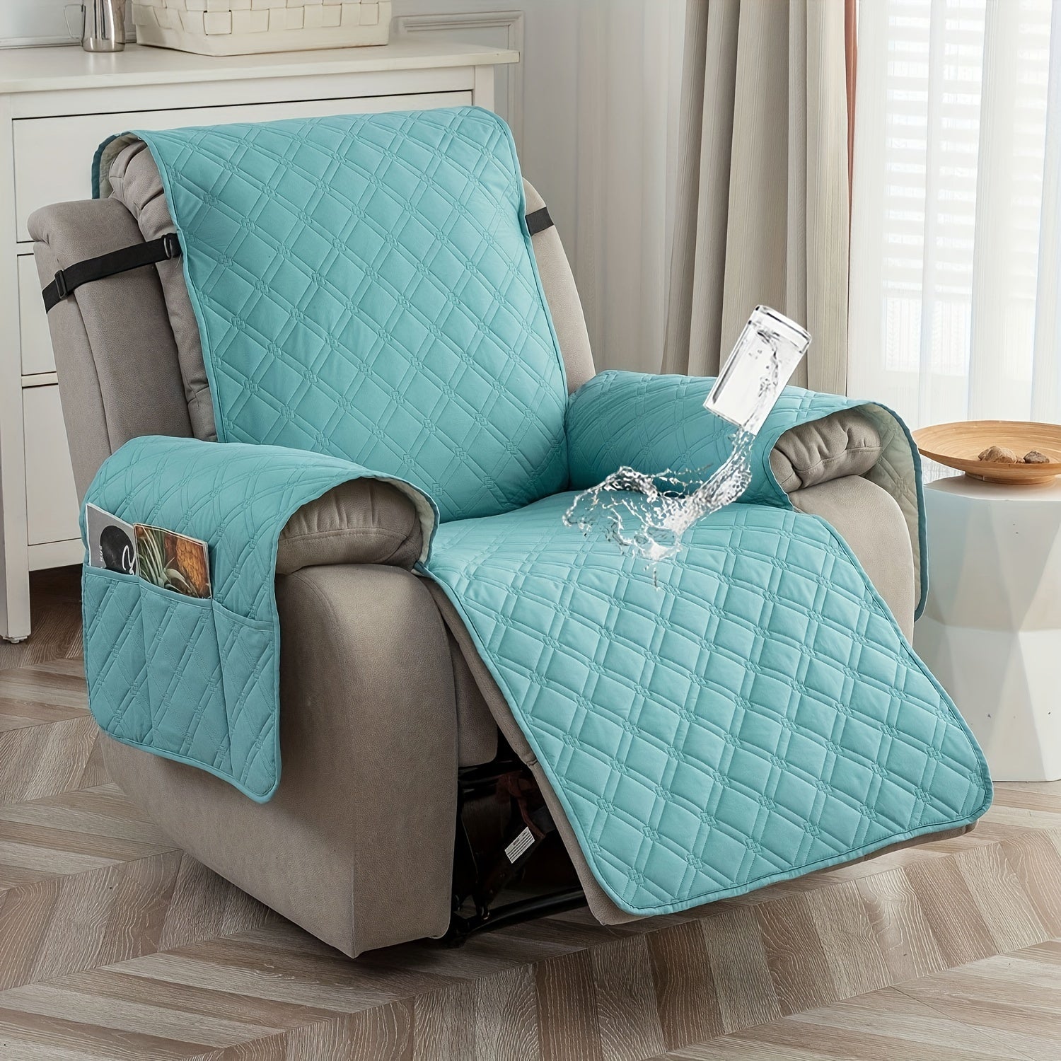 2-Seat Washable Recliner Chair Cover product detail 60