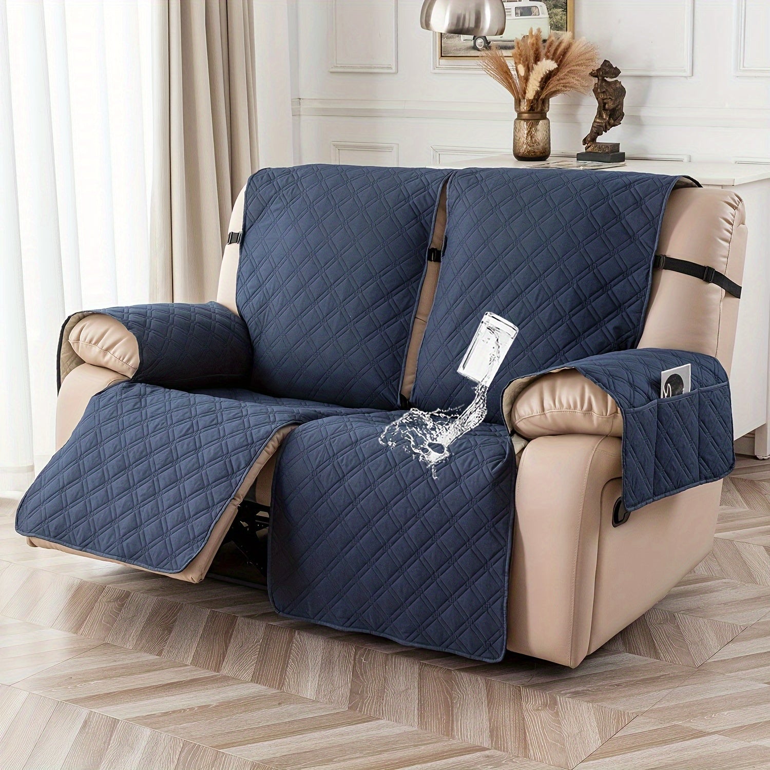 2-Seat Washable Recliner Chair Cover product detail 61