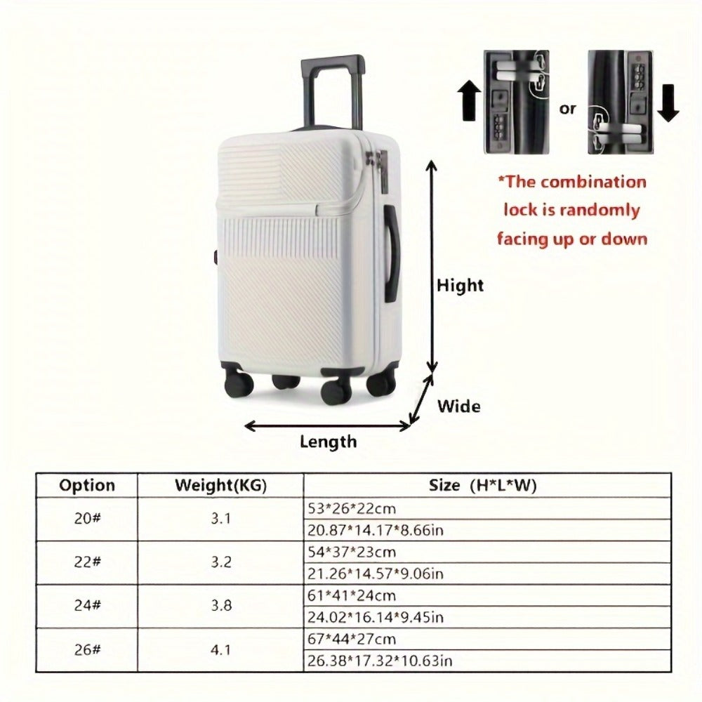 20-Inch ABS & Polycarbonate Suitcase product detail 5