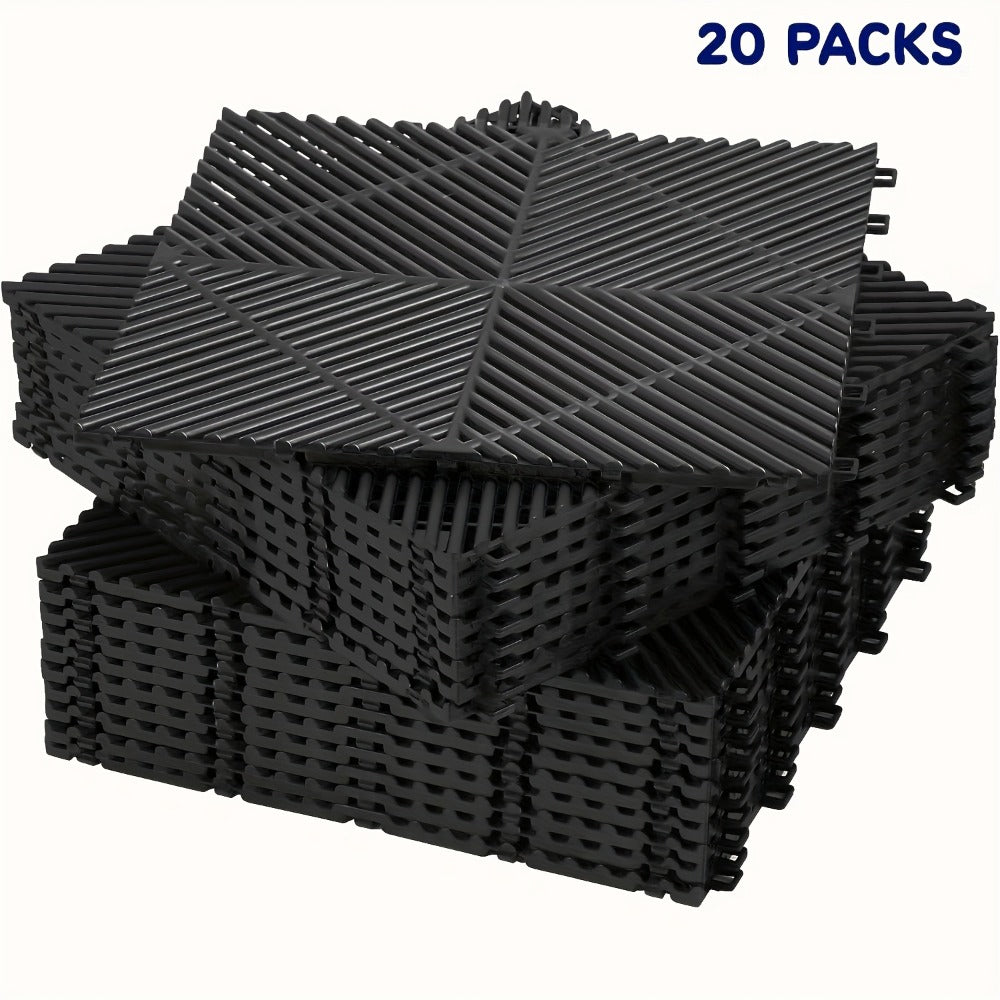 Garage Floor Edge and Corner Tile Pack main product view for Australian shoppers