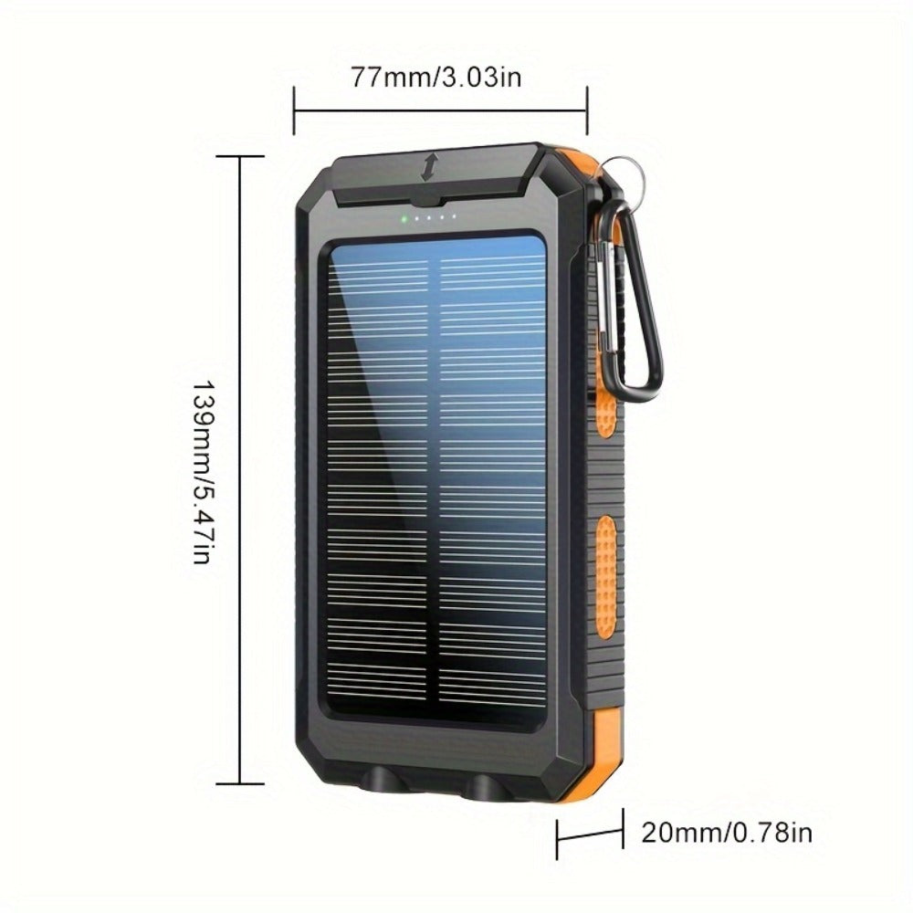 20000mAh Solar Power Bank — Compact Design for Travel and Daily Use – design and construction details