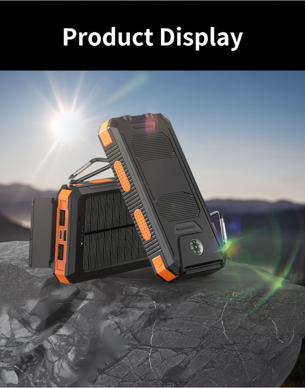 20000mAh Solar Power Bank — Compact Design for Travel and Daily Use – additional product view 16