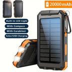 20000mAh Solar Power Bank — Compact Design for Travel and Daily Use – main product view