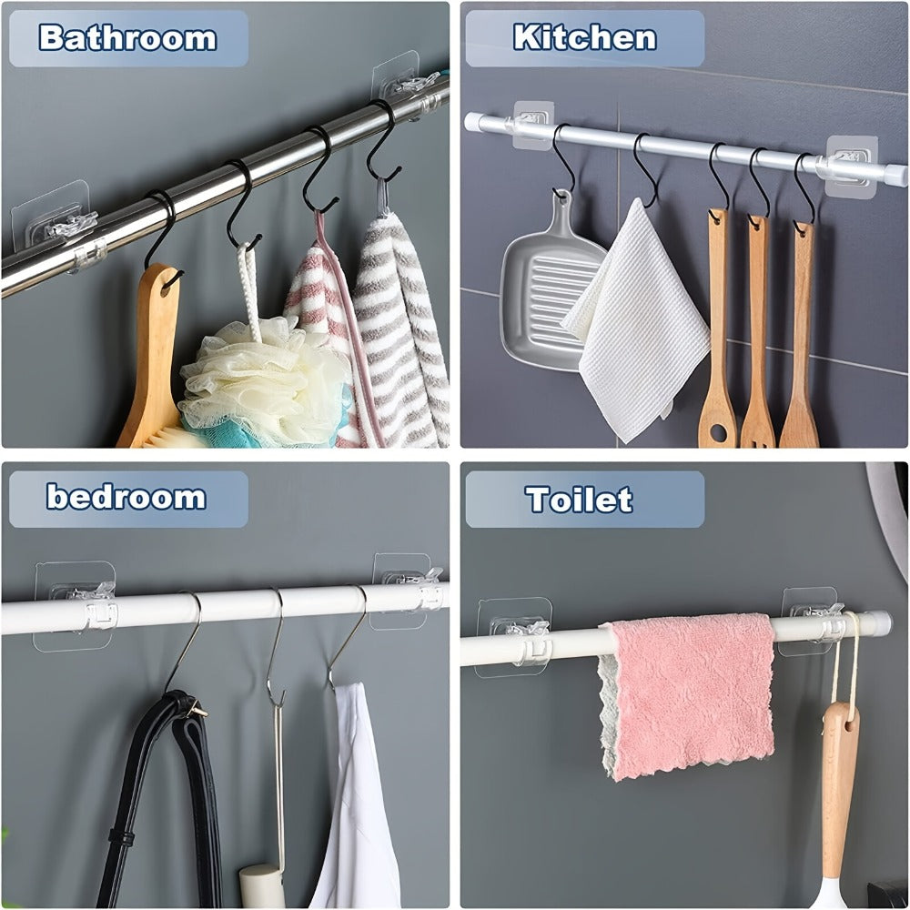 No-Drill Curtain Rod Bracket Set detail view 5 for Australian shoppers