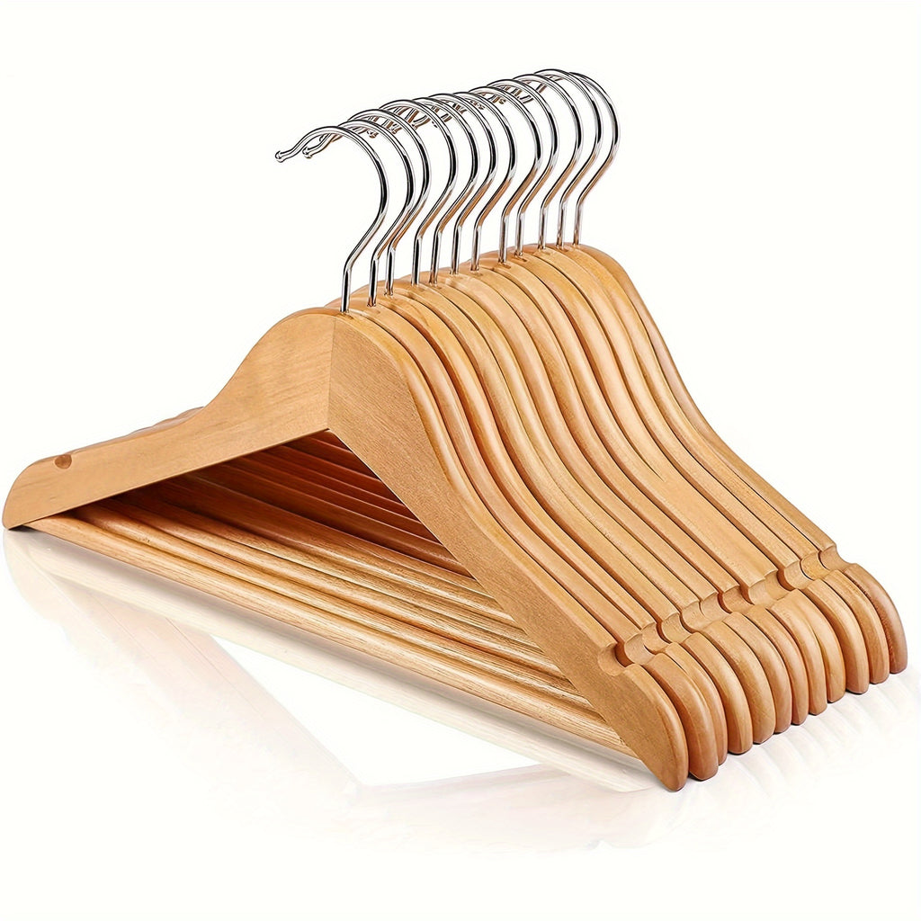 Wooden Clothes Hanger Set main product view for Australian shoppers