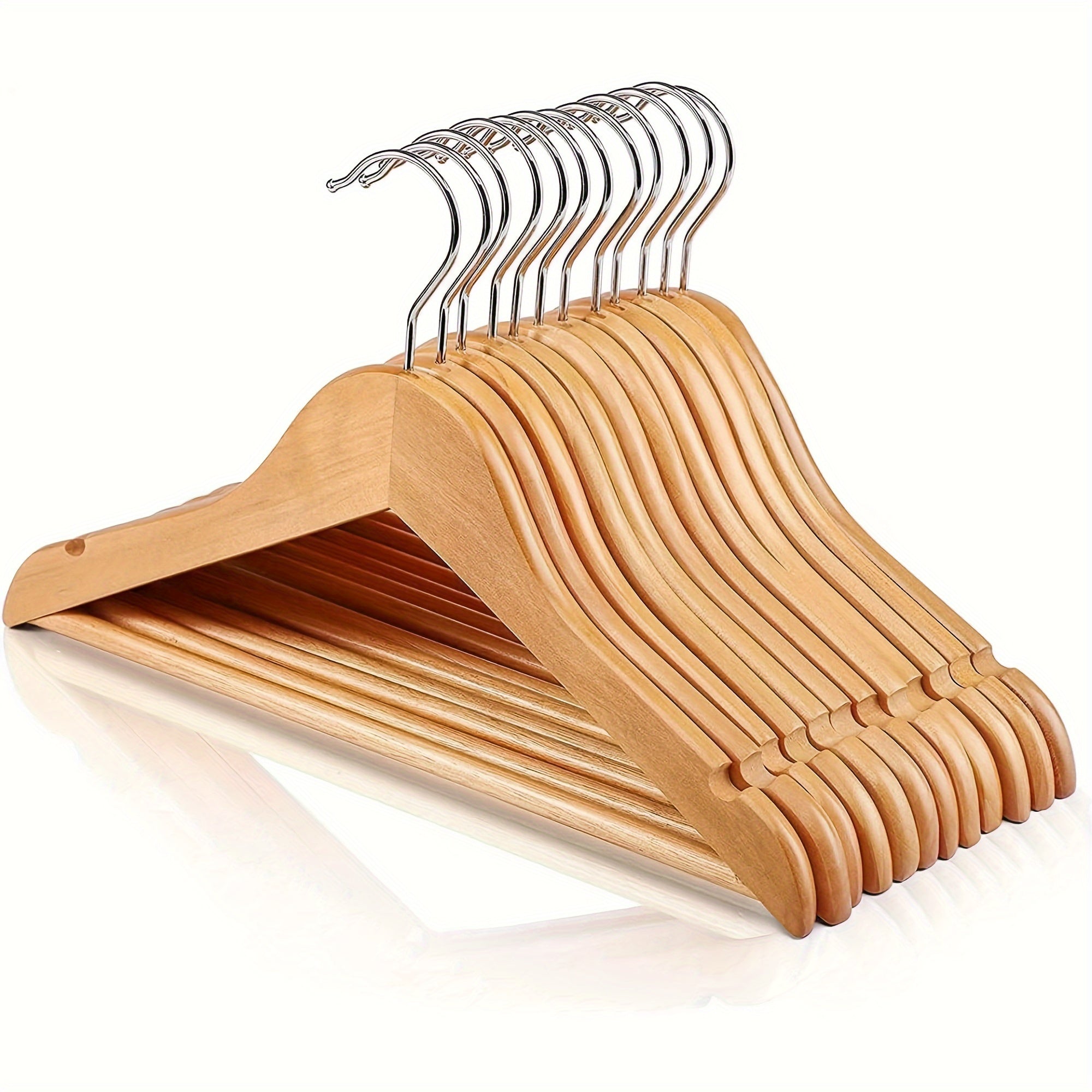 Wooden Clothes Hanger Set main product view for Australian shoppers