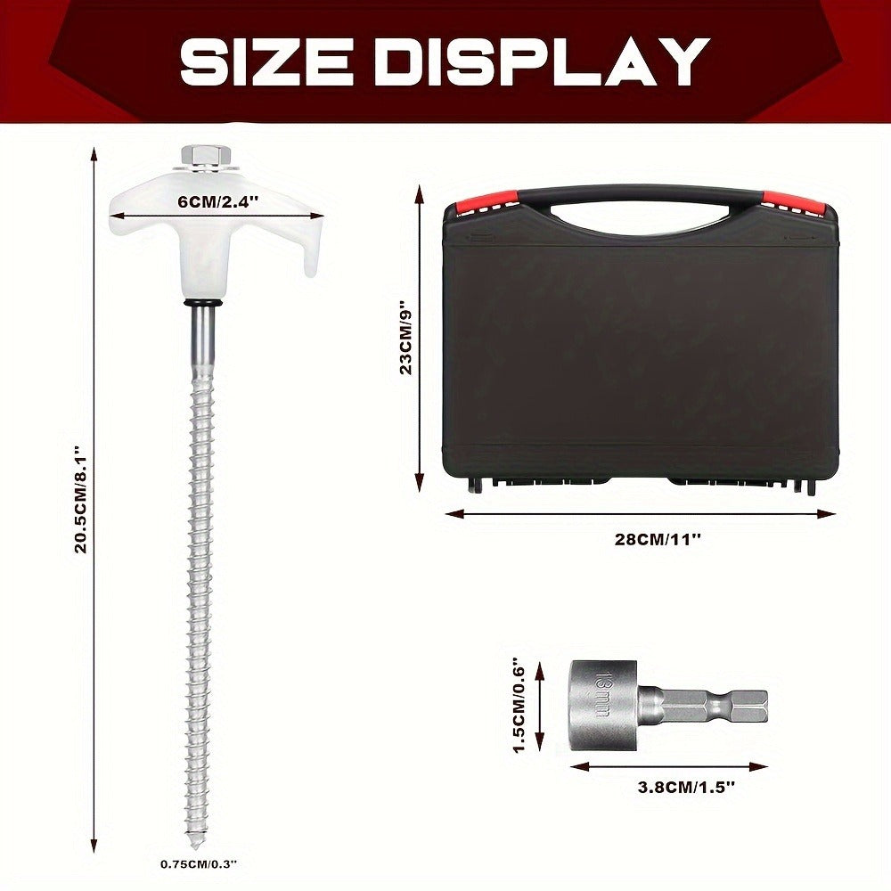 -Piece Metal Tent Peg Set product detail 2
