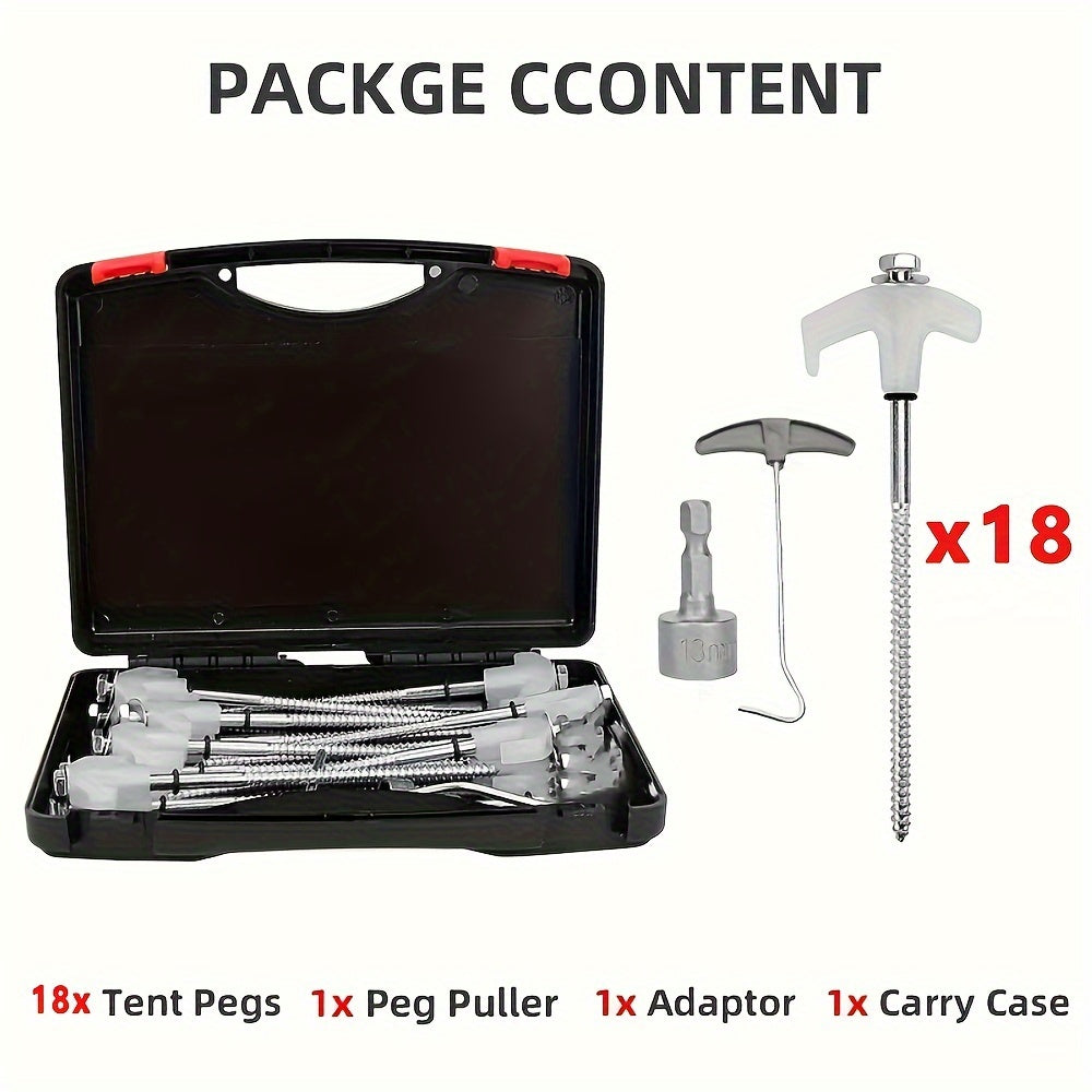 -Piece Metal Tent Peg Set product detail 12