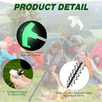 -Piece Stainless Steel Tent Peg Set product detail 5