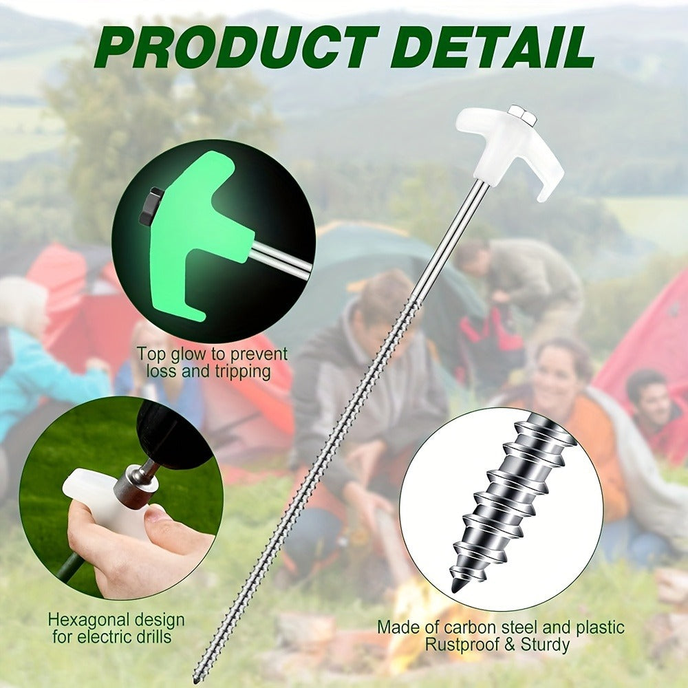 -Piece Stainless Steel Tent Peg Set product detail 5