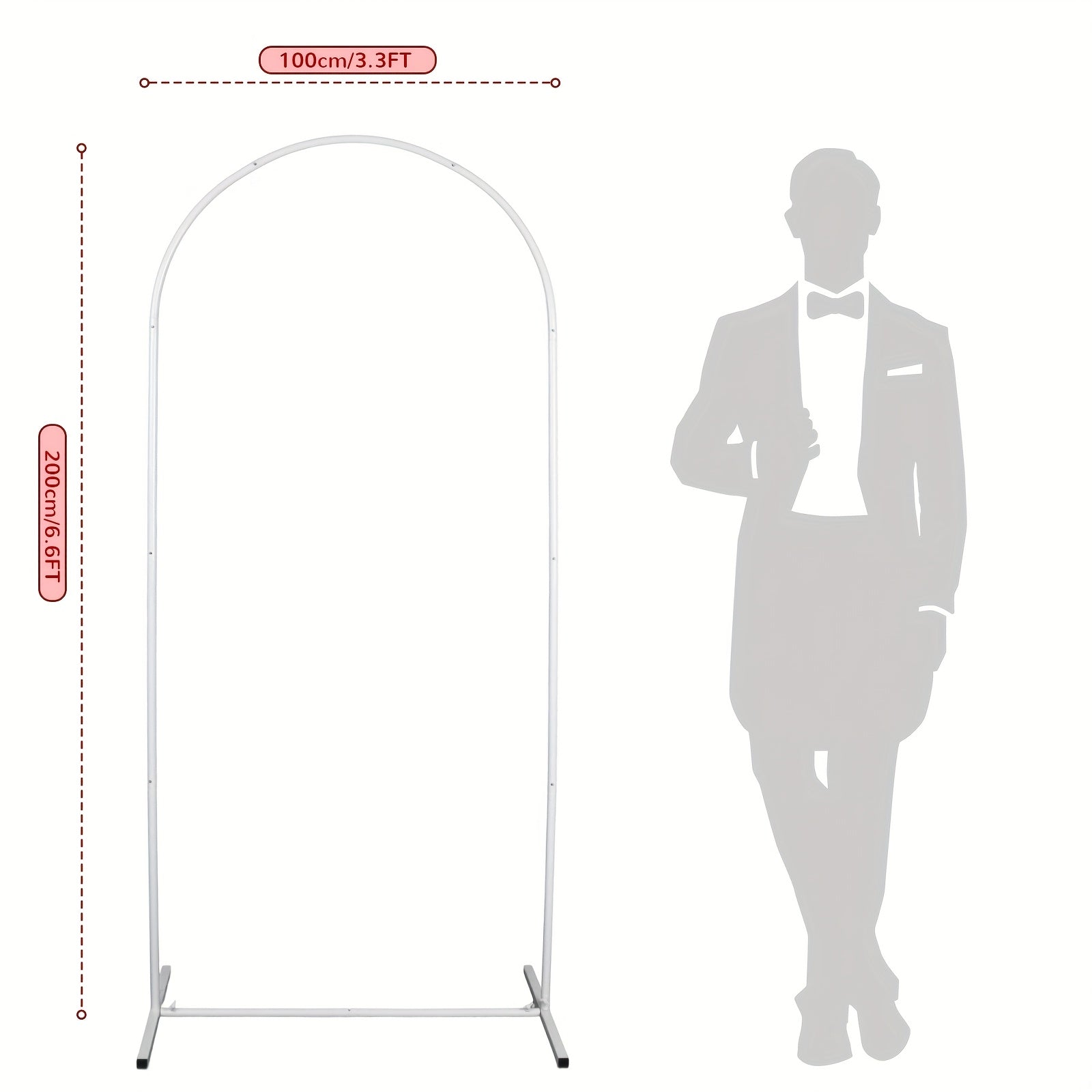219.46cm Metal Wedding Arch Stand product detail 9