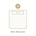 21cm Luxury Medium-Firm Bonnell Spring Mattress - bedrooms and guest – alternate design view