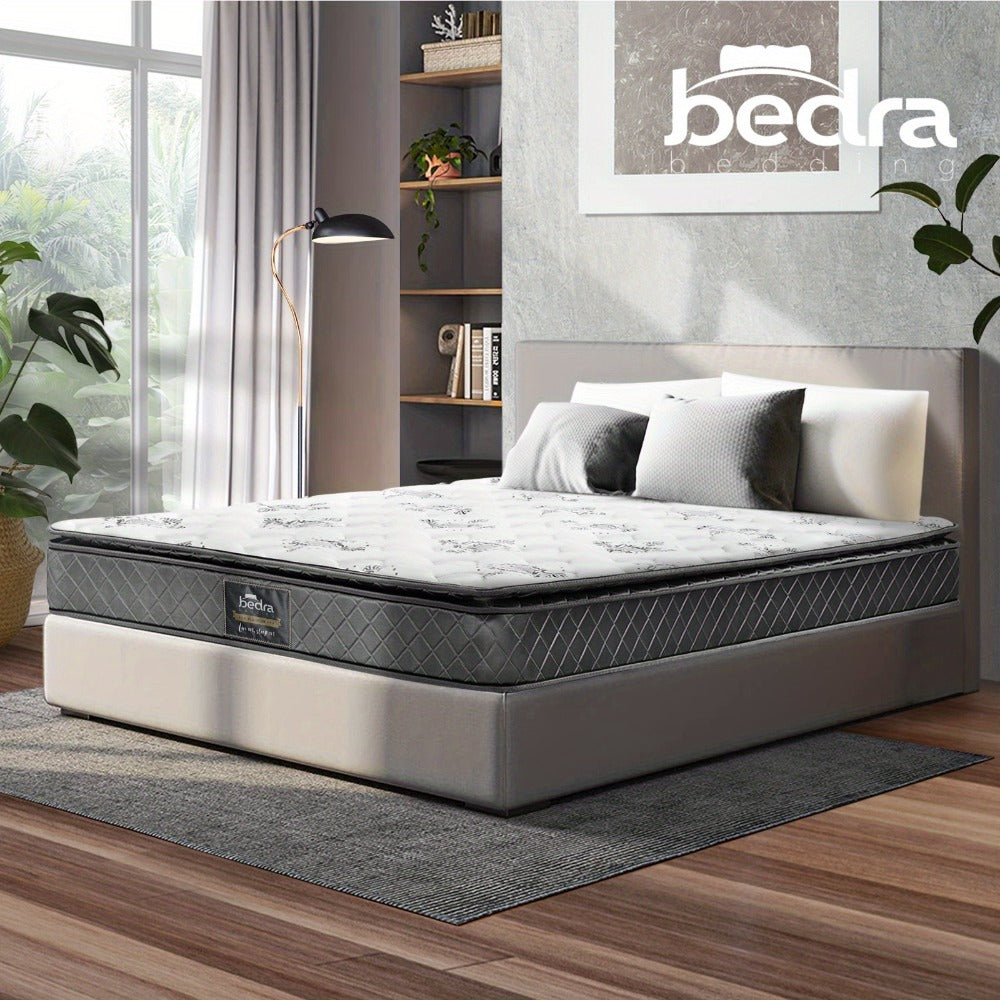 21cm Luxury Medium-Firm Bonnell Spring Mattress - bedrooms and guest – product detail angle