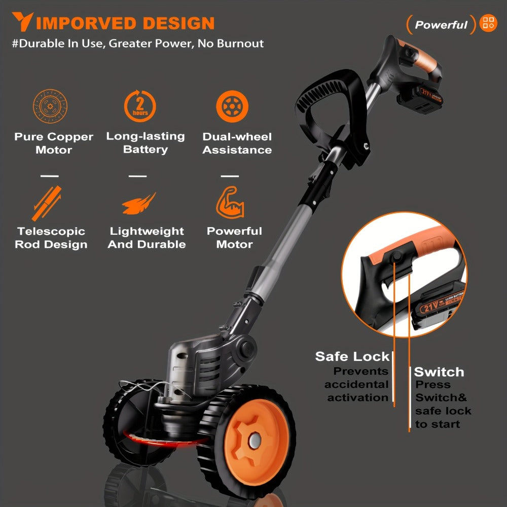 4-in-1 Cordless Grass Trimmer and Edger detail view 2 for Australian shoppers