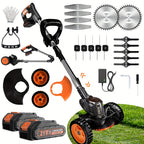 21V Cordless Electric Lawn Mower - lawn and garden maintenance – main product view